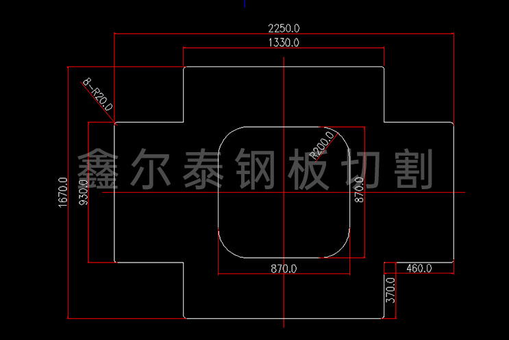 鋼板按圖數(shù)控切割